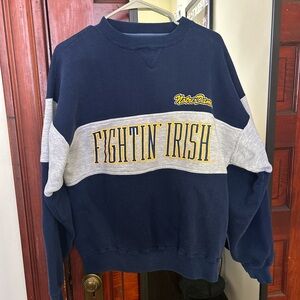 VINTAGE Notre Dame Crewneck Sweatshirt